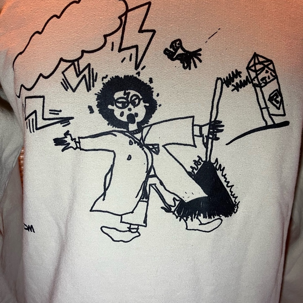 Unique Harry Potter Graphic Sweatshirt - Cream